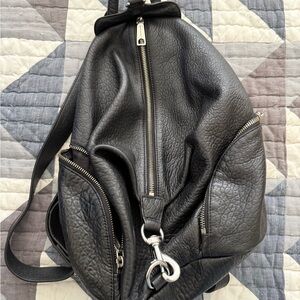 Rebecca Minkoff Black Leather Backpack